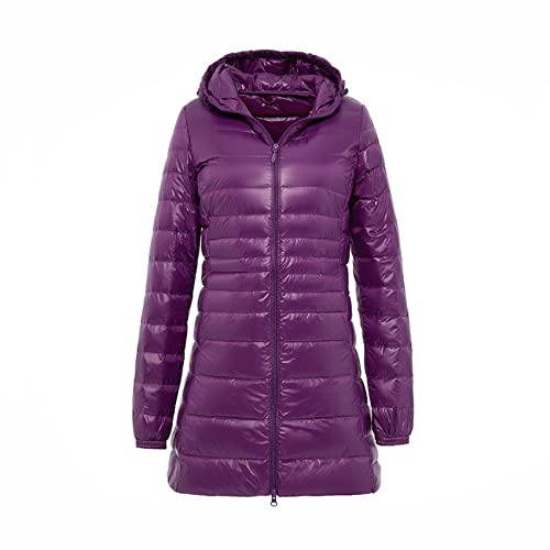 Chaqueta de algodón de longitud media para mujer que busca un abrigo ligero contra el frío