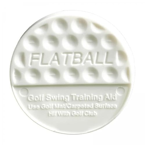 RNXRZANK 4X Golf Practice Ball Learning Tool Gift Flat Golf Ball for Home Indoor Outdoor