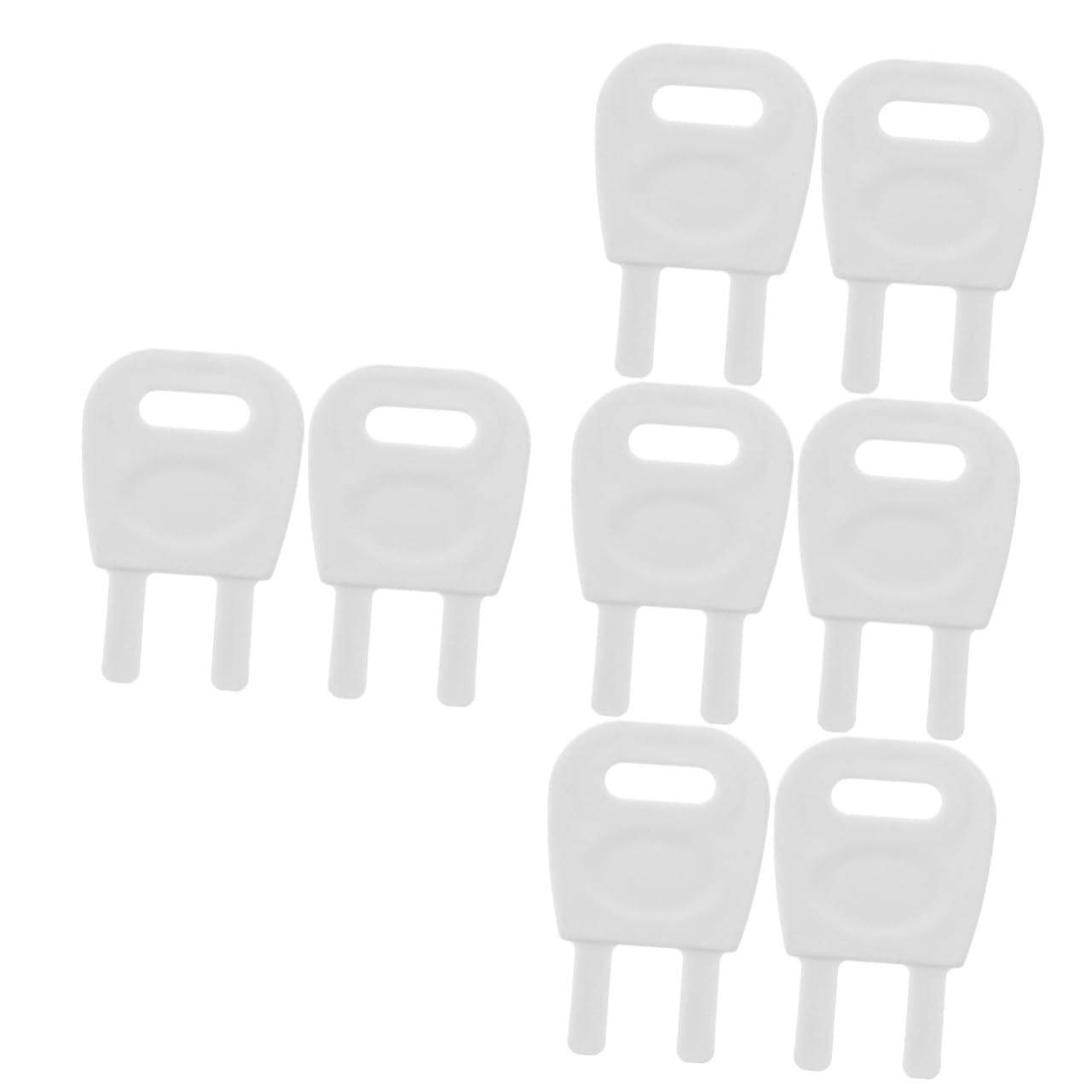 OSOLADY 4sets Toilet Paper Dispenser Key Paper Roll Dispenser Key Replacement 2pcs*4