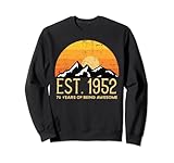 Photo Gallery est 1952 70° compleanno camicia 70 anni di essere impressionante felpa Photo Gallery est 1952 70° compleanno camicia 70 anni di essere impressionante felpa