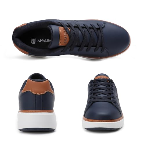 Mens Casual Shoes Fashion Dress Sneakers Lightweight Comfortable Lace-up Shoes4