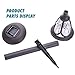 HECARIM Solar Lights Outdoor, 10 Pack Solar Pathway Lights, Solar Powered Garden Lights, Waterproof LED Solar Landscape Lights for Walkway, Pathway, Lawn, Yard and Driveway…