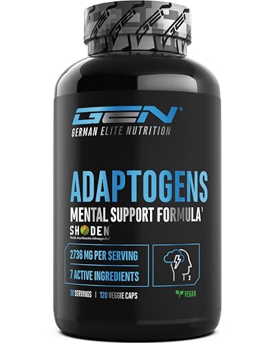 Adaptogene Komplex - Antistress & Relax Support mit Shoden® Ashwagandha,