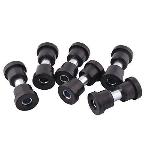 Roykaw Rear Leaf Spring Bushing & Sleeves Kits For Club Car Ds Golf Cart 1981-Up & Ezgo Txt/Medalist 1994-Up #TOP3