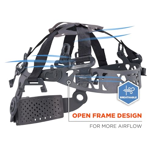 Image of Ergodyne 8964 Full Brim Safety Helmet, Type 2 Class C Hard Hat with Chin Strap, Adjustable Venting, ANSI /ISEA Z89.1-2014