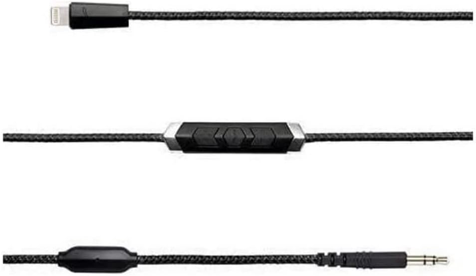 V-MODA Speakeasy DAC/AMP 3-Button Lightning Cable - Black, One size