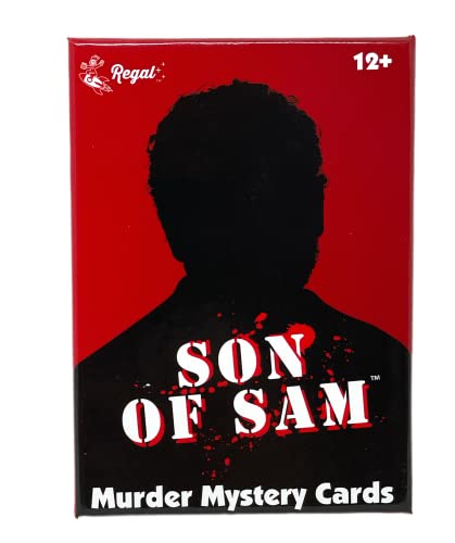 Regal-Games-Son-of-Sam-Murder-Mystery-Card-Game-for-Holidays-Game-Nights-and-Parties-5x-2-Card-Size-54-Count-Up-to-26-Players-Ages-12 Regal Games Son of Sam Murder Mystery Card Game for Holidays Game Nights and Parties 5x 2 Card Size 54 Count Up to 26 Players Ages 12