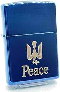 zi 56　ピース　ジッポー Amazon | zippo（ジッポー）Peace ブルーチタン 懸賞商品 1995年
