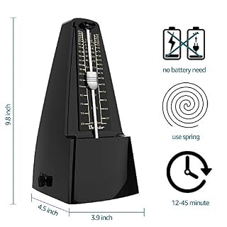 CANTUS Métronome Mécanique pour Guitare Piano Tambour Violon - Les Beatles, Paul McCartney, John Lennon, RIngo Starr, George Harrison CANTUS Métronome Mécanique pour Guitare Piano Tambour Violon – Image 2