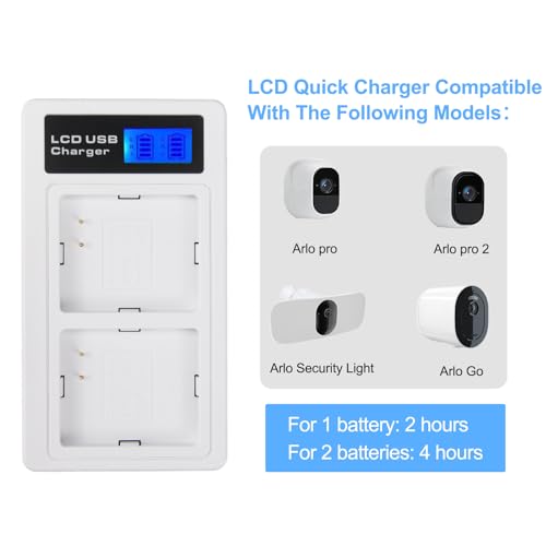 Image of 2-Pack Batteries Compatible with Arlo Pro, Arlo Pro 2 (VMA4400)