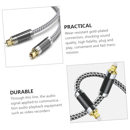 Cable de audio óptico para amplificadores de sonido y altavoces estéreo 2