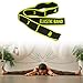 Menolana Yoga Stretch Band 8 Segment Versatile Portable Elastic Band Yoga Resistance Band for Exercise Fitness,Training Workouts Gym, Yellow