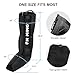 FIT KING Air Compression Recovery System, Sequential Massage Boots for Foot and Calf, Professional Compression Therapy Device Improves Leg Circulation and Pain Relief