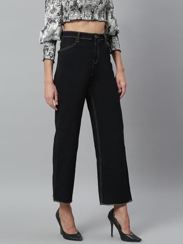 Image of KOTTY Women's Regular Fit Jeans - Slim Through Hip with Straight Leg Design