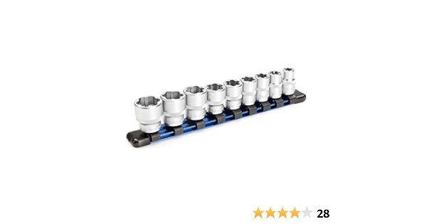 Oemtools 9 Piece Nut Busting Bolt Extractor Socket Set 3 8 Drive Sae Stripped Bolt Extractor Lug Nut Removal Tool Damaged Bolt Extractor Tools Home Improvement Amazon Com