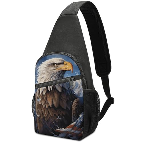Morrales Sling Bag ligero para hombro y viaje miniatura 1