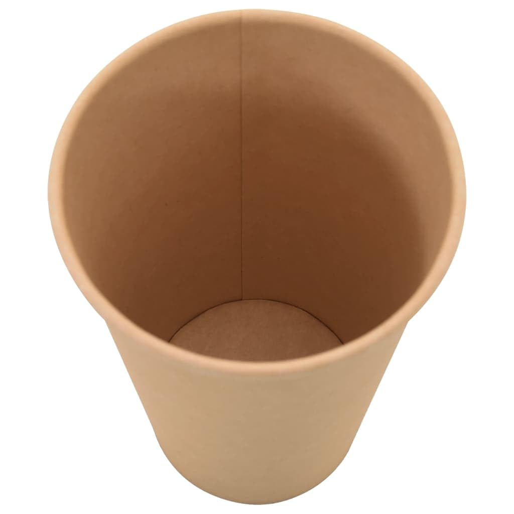 Pappbecher mit Deckel 1000 Stück 400ml 16oz Einwegbecher für Kaffee Tee Getränke Auslaufsicher für Party Büro Gastronomie