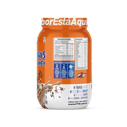 Delicious 3 Whey - 900G Chocolate Maltado - Ftw, Fitoway