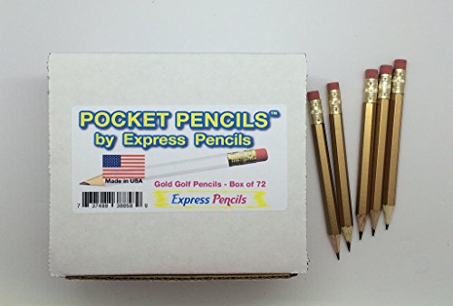 Lápices Grafito Express Pencils Pack 72 Dorados miniatura 5
