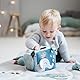 Done by Deer Sensorischer Stoffwürfel Deer Friends Farbmix - lustiges Motorikspielzeug für Babys ab 6 Monaten - Motorikwürfel mit spannenden und stimulierenden Aktivitäten, EIN perfektes Babygeschenk