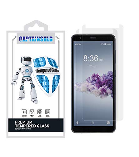 Get Discount Offer (2 Pack) CaptainShld for ZTE Gabb Z2 Screen Protector Tempered Glass, Anti Scratch, 9H Hardness, Bubble Free