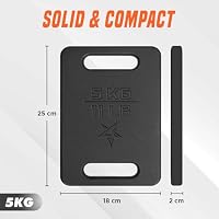 Yes4All Gusseiserne Trainingsplatte für Rucksäcke – Verschiedene Größen Fitnessgerät für Swings, Squats, Krafttraining und Heimübungen – Ansicht 2