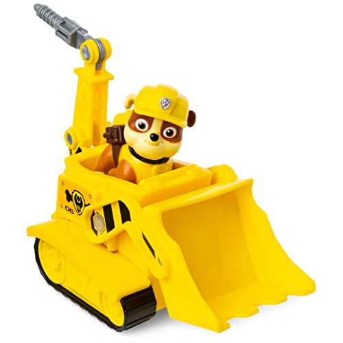 Paw Patrol, Rubble’s Bulldozer Vehicle With Collectible Figure, For Kids Aged 3 And Up #TOP3