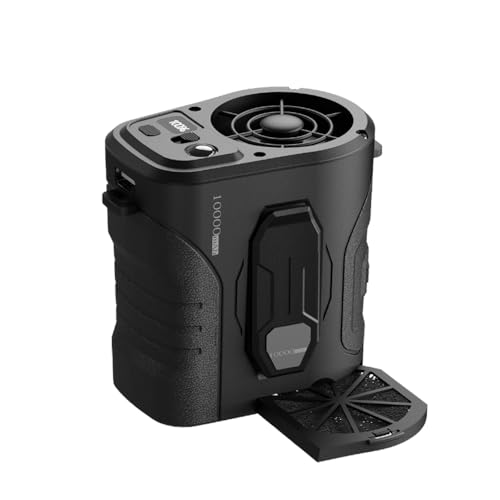 Image of ARCTICOOL Waist Fan Portable Fan with over 24H Working Time, 15000RPM Strong Airflow Wearable small Belt Fan Personal Waist Clip for Clothes Work Hiking Outdoor Jobsite (Black)