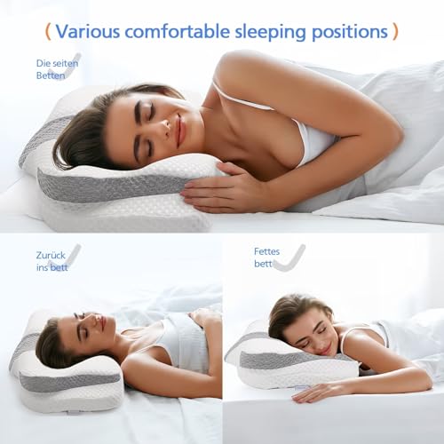 XJIANFU Memory Foam Kissen,Orthopädisches Kopfkissen,...
