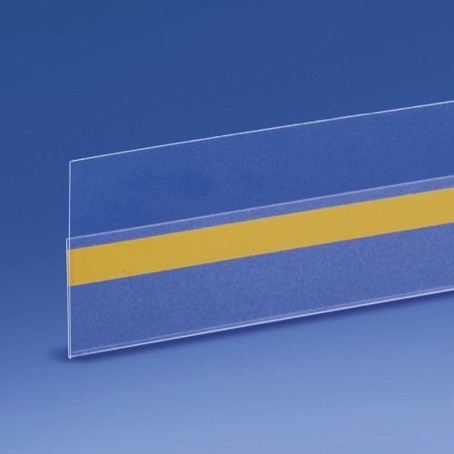 10 Profili Portaprezzo Adesivi per Ripiani - 100x5h cm