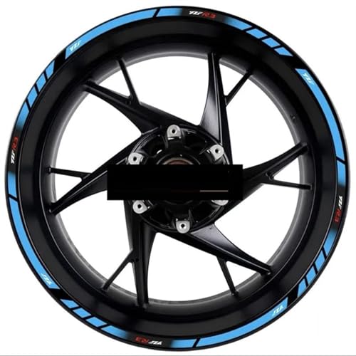 Bandes réfléchissantes moto Yamaha YZFR3 pour une visibilité de nuit