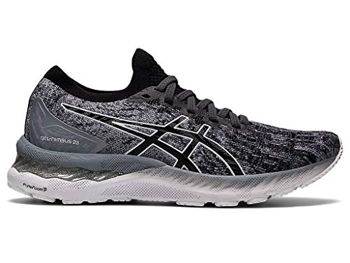 ASICS Women's Gel-Nimbus 23 Knit Running Shoes, 6.5, Sheet Rock/Black ASICS Women's Gel-Nimbus 23 Knit Running Shoes, 6.5, Sheet Rock/Black