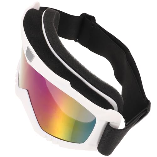 SMASOLO Gafas para Moto Resistentes al Viento y Arena Diseño Estilizado, Ligeras y Cómodas para Ciclismo y Esquí al Aire Libre de Plástico Durable