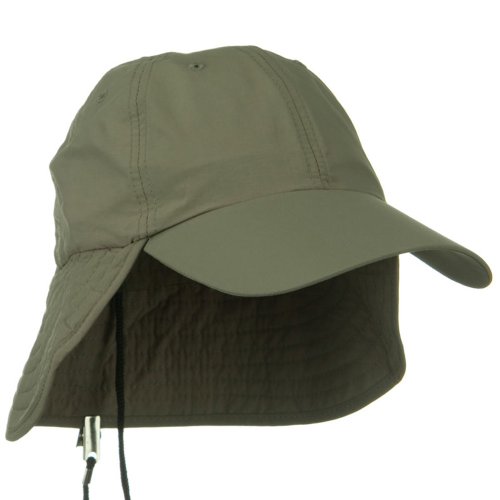 Juniper Uv 50+ Outdoor Talson Uv Flap Cap - Olive #TOP3