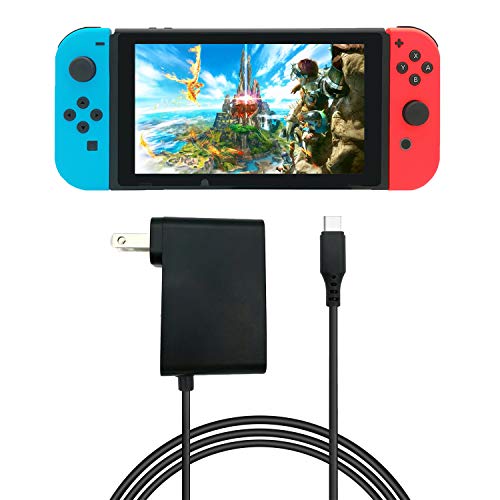 AC Adapter Compatible with Switch and Switch Lite - FYOUNG Charger for Switch with 6.5FT Charger Cord - Compatible with Pro Controller (Not for TV Mode)