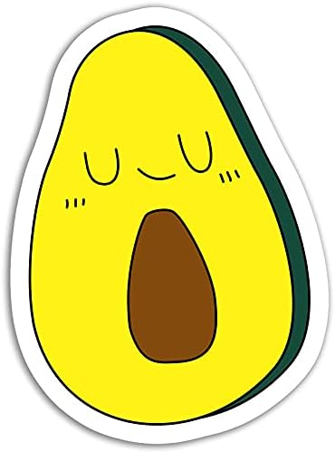 Avocado Sticker Emoticon Fruit Direct Special price stock discount Waterbottle Stic Stickers