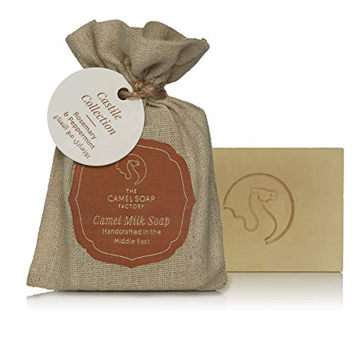 Camel soap factory natural soap castile collection handmade soap bar with fresh camel milk and essential oils 95g rosemary & peppermint