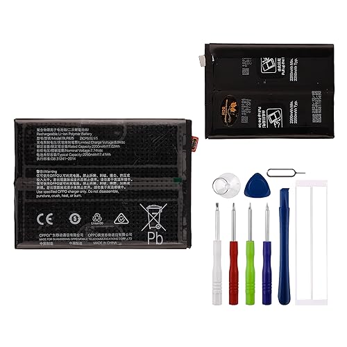 E-yiiviil Ersatzakku BLP825 Kompatibel mit Oppo Reno6 Pro 5G/Find X3 Neo 5G with Tools