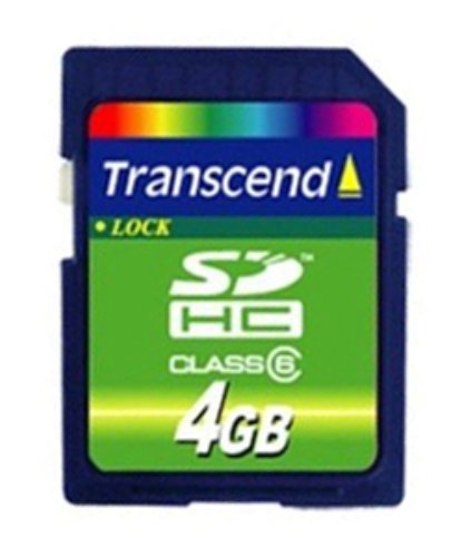 Transcend 4GB Secure Digital High Capacity(SDHC) Class 2 Memoria Flash   Tarjeta de Memoria (4 GB, SDHC)
