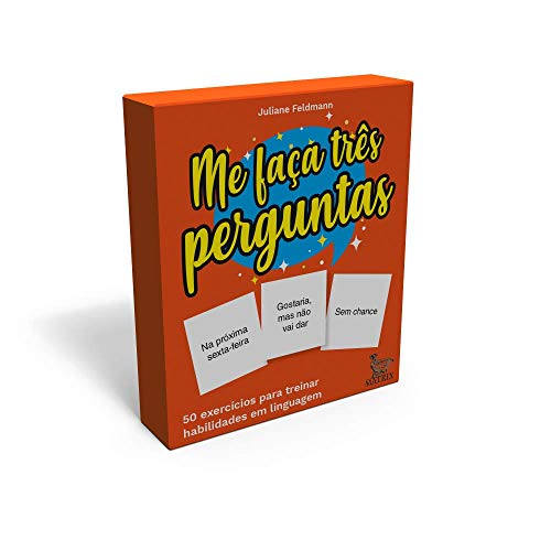 Me faça três perguntas: 50 exercícios para treinar habilidades em linguagem