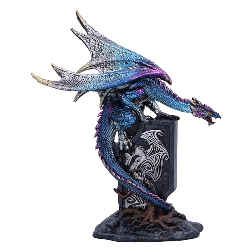 Nemesis Now Draconic Sigil Blue Dragon Figure - 17.5cm Resin Ornament Collectable Giftware Cast in Finest Resin Expertly Hand-Painted U6699A24