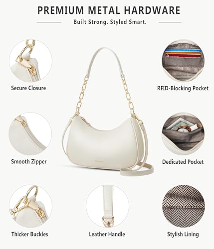 MIVELOYA Crescent Anti-Theft Crossbody Purse