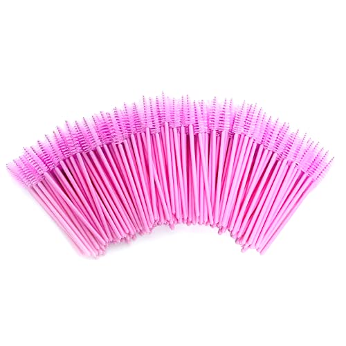 Mayshikou Eyelash Spoolies Brushes 100Pcs Eyebrow Mascara Brush Wands Cleaner Applicator Makeup Tools False Eyelashes Extension Supplies #TOP2