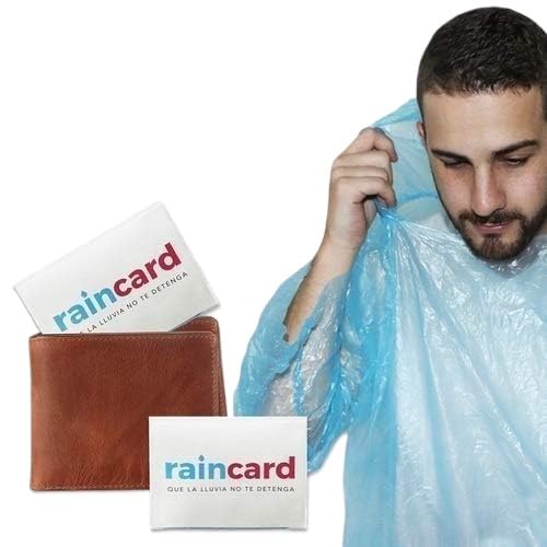 multicolor Unisex Disposable Rain Card for Emergency Use | Waterproof Rain with Smallest Pocket Size| Easy to Carry & Use and Reusable | 2 to 3 time wear Thin Plastic-image-47