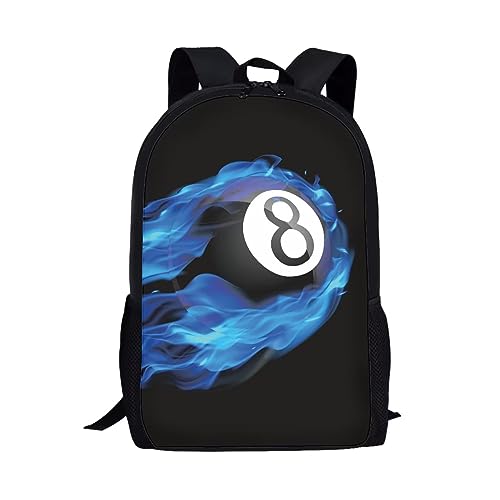 AmzPrint 8 Billiard Backpack For Boys Girls Kids 17