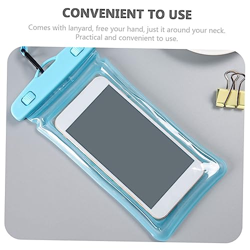 Hemoton 6pcs Mobile Waterproof Bag Cell Phone Dry Bag for Mobile Phone Protective Phone Pouches Waterproof Holding Bag for Phone Underwater Phone Bag Phone Dry Bag Water Bag PVC