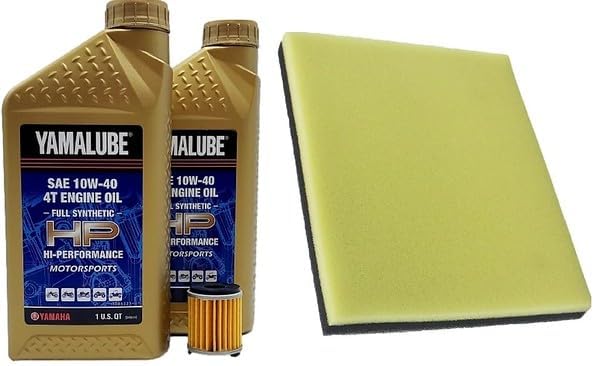 Yamaha XT 225 / Yamaha SEROW (1992-2007) all Models Oil and Air Filter Change Kit Yamaha Part# 5H0-13440-09-00 and 2 Quarts All Purpose LUB-10W40-FS-12