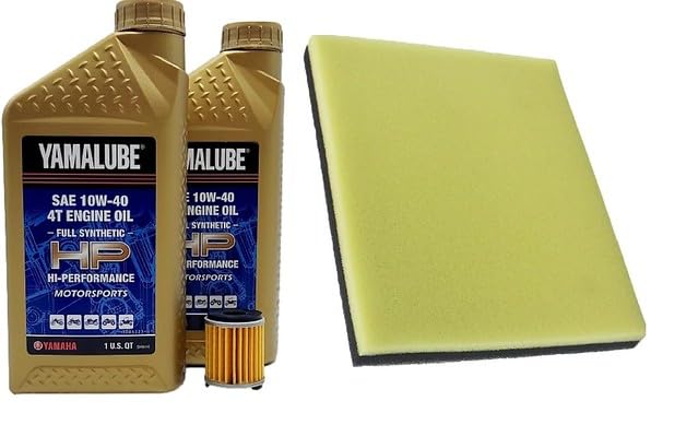 Image of Yamaha XT 225 / Yamaha SEROW (1992-2007) all Models Oil and Air Filter Change Kit Yamaha Part# 5H0-13440-09-00 and 2 Quarts All Purpose LUB-10W40-FS-12
