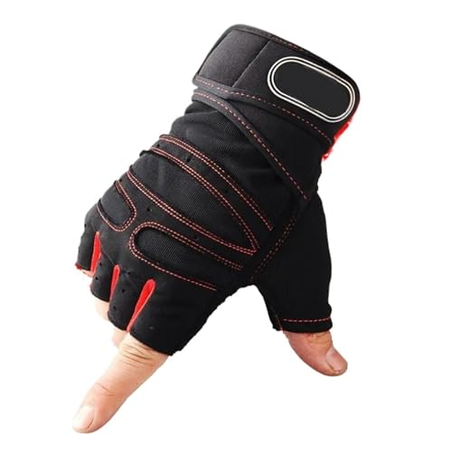 Guantes con mancuernas for hombres y mujeres, levantamiento de pesas, culturismo, entrenamiento, deporte, gimnasio, guantes de entrenamiento, Protector de muñeca antideslizante Adecuados Para Fitness,
