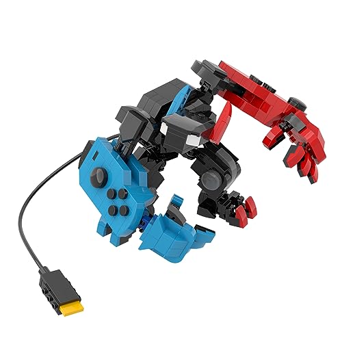 HzrYod Classic Swit Game Controller Mech Robot Building Kit, Transform Rapid Response Suit Mecha Robot Action Figure Model Toy Collectible Mecha Toy Compatible for Lego Gift for Kids Adults (418 Pcs)
